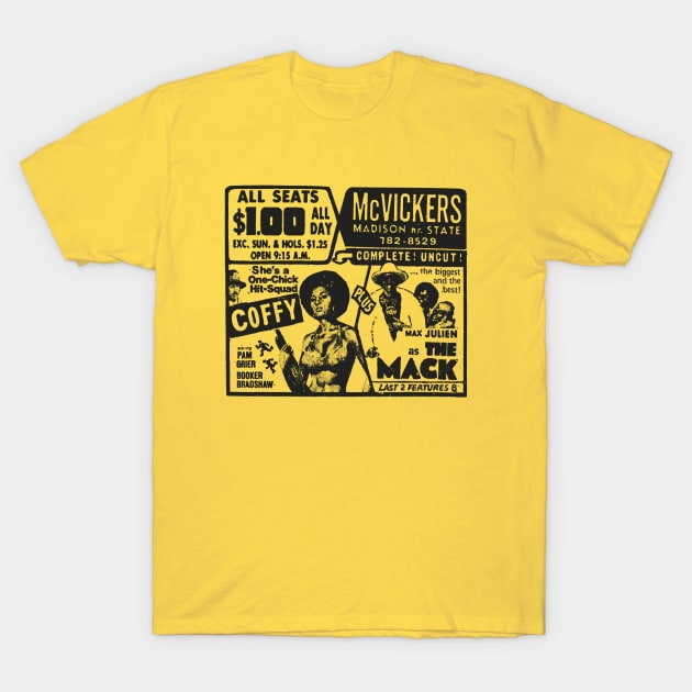 THE MACK AND PAM GRIER T-Shirt by ZiziVintage